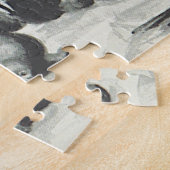 Walruskudde Legpuzzel met Vintage Look (Zijkant)