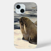 walrussen in de Arctische sneeuw van CE Swan Case-Mate iPhone Case (Achterkant)