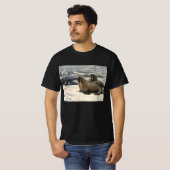  walrussen in de Arctische sneeuw van CE Swan T-shirt (Voorkant volledig)