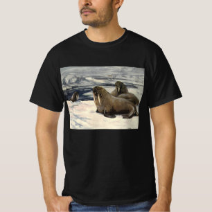 walrussen in de Arctische sneeuw van CE Swan T-shirt