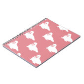 Walrussen in wit en roze notitieboek (Linkerzijde)