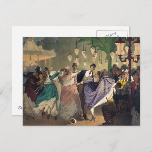 Wals bij Bal Mabille Briefkaart (Voorkant / Achterkant)