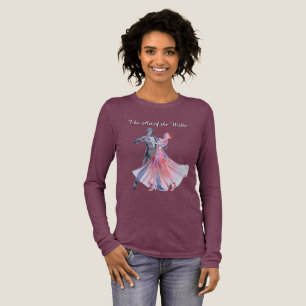 Wals Dansliefhebbers Elegant Grafisch Ontwerp Tri-Blend Shirt