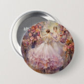Wals der Bloemen Notenkraker Ballet Ronde Button 7,6 Cm (Voorkant /achterkant)
