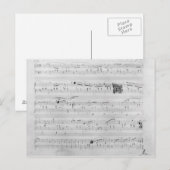 Wals in de minderjarige van F Briefkaart (Voorkant / Achterkant)