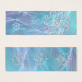 Wals van de Sneeuwvlokken Bladwijzer Mini Visitekaartjes (Voorkant /achterkant)