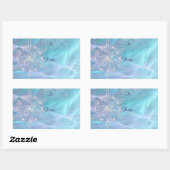 Wals van de Sneeuwvlokken Gift Label Stickers (Vel)