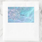 Wals van de Sneeuwvlokken Gift Label Stickers (Tas)