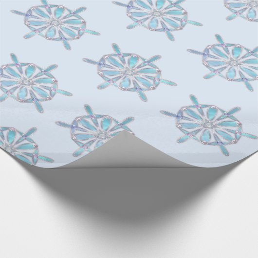 Wals van het Snowflakes-opvulpapier Cadeaupapier (Hoek)