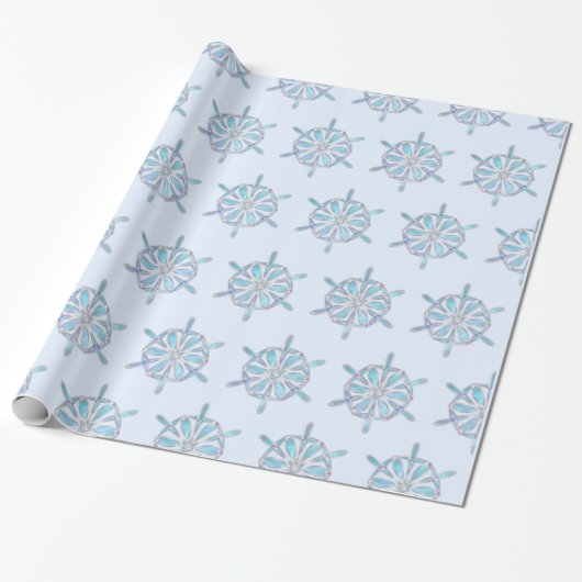 Wals van het Snowflakes-opvulpapier Cadeaupapier (Uitgerold)