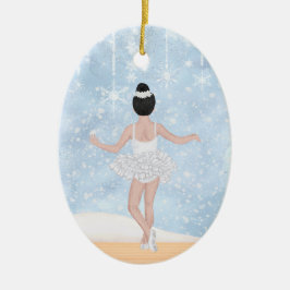 Wals van Snowflakes Nutkraker Ballet Kerstmis Keramisch Ornament