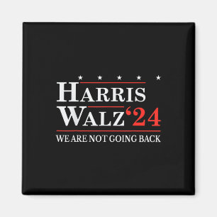 Wals We gaan niet terug Kamala Harris 2024 2 Magneet