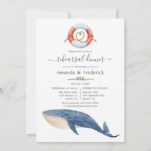 Walsdag Nautical Weddenschap Kaart (Voorkant)