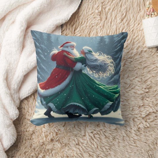 Walsende Kerstman en mevrouw Claus Kussen (Deken)
