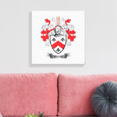 Walsh Coat of Arms Canvas Afdruk (Insitu (Woonkamer))