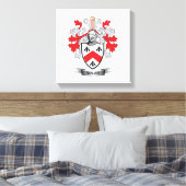 Walsh Coat of Arms Canvas Afdruk (Insitu (Slaapkamer))