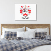Walsh-Coat-of-Arms Canvas Afdruk (Insitu (Slaapkamer))