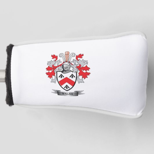 Walsh Coat of Arms Golfheadcover (Voorkant)