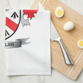 Walsh Coat of Arms Theedoek (Quarter Fold)