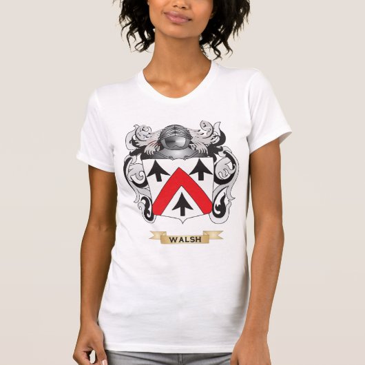Walsh Family Crest (wapenschild) T-shirt (Voorkant)