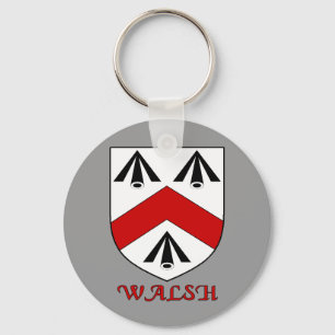 Walsh Family Shield Sleutelhanger