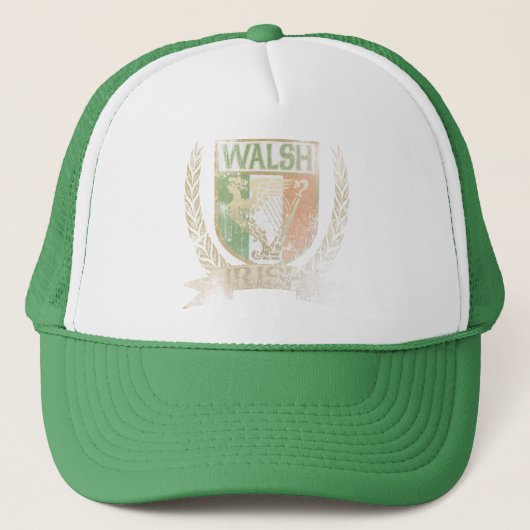 Walsh Irish Crest Trucker Pet (Voorkant)
