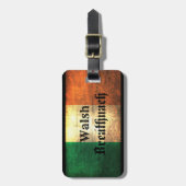 Walsh Irish Flag Bagagelabel (Voorkant verticaal)