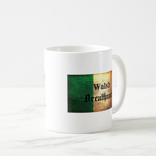Walsh Irish Flag Koffiemok (Voorkant rechts)