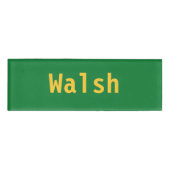 Walsh Name Tag (Voorkant)