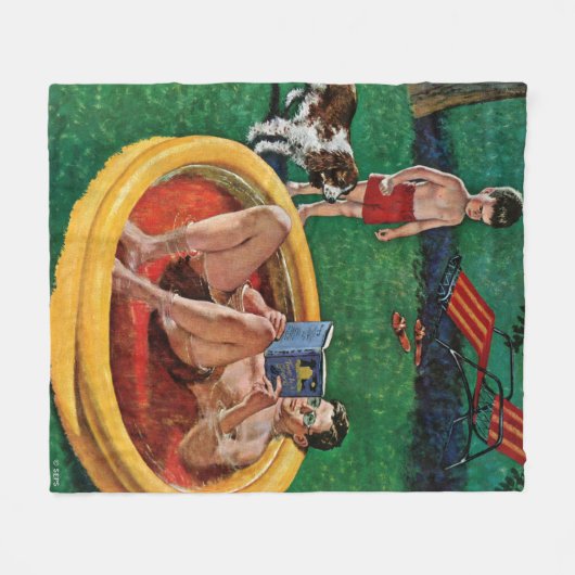 Walspool Fleece Deken (Voorkant (Horizontaal))