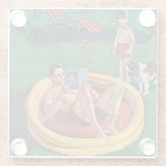 Walspool Glazen Onderzetter (Achterkant)