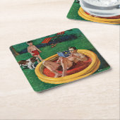 Walspool Kartonnen Onderzetters (Schuin)