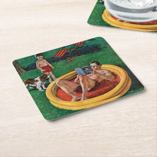 Walspool Kartonnen Onderzetters (Schuin)