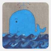 Walstickers Vierkante Sticker (Voorkant)