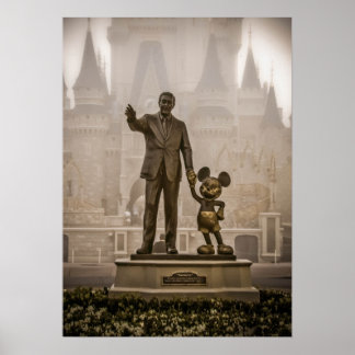 Walt en Mickey Poster