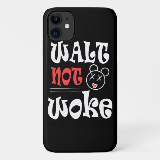 Walt Not Woke sarcastic Essential Case-Mate iPhone Case (Achterkant)