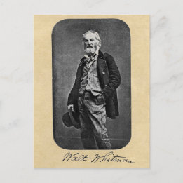 Walt Whitman Age 41 Portret Briefkaart