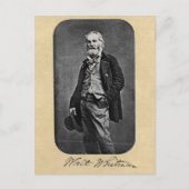 Walt Whitman Age 41 Portret Briefkaart (Voorkant)