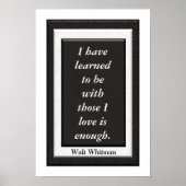 Walt Whitman - art poster (Voorkant)