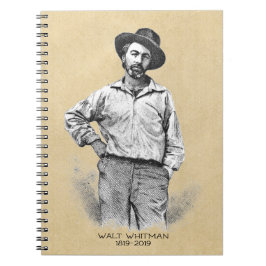 Walt Whitman Bicentennial Birthday Notitieboek