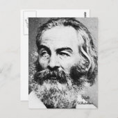 Walt Whitman Briefkaart (Voorkant / Achterkant)