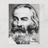 Walt Whitman Briefkaart (Voorkant)