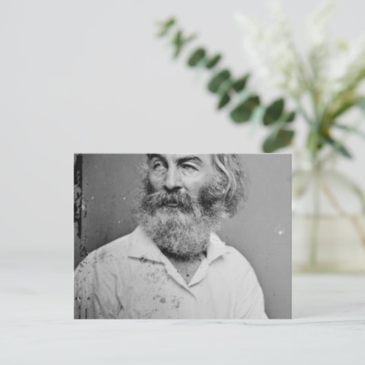 Walt Whitman Briefkaart (Staand voorkant)
