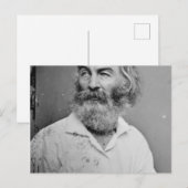 Walt Whitman Briefkaart (Voorkant / Achterkant)