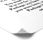 Walt Whitman citaat --de weg die we reizen Poster (Hoek)