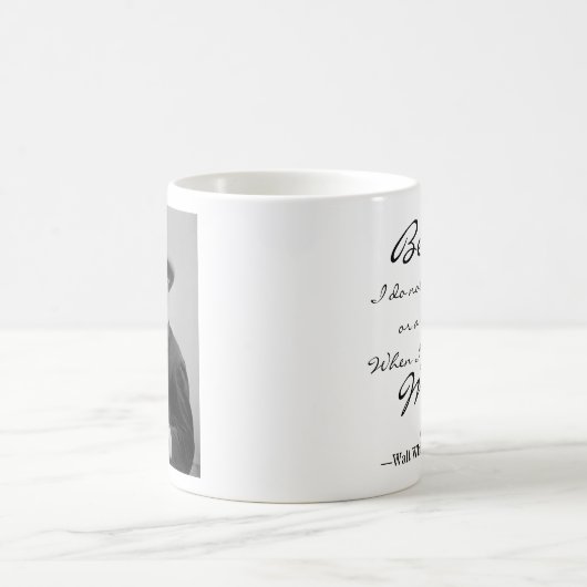 Walt Whitman citeert het lied van mijn eigen koffi Koffiemok (Center)