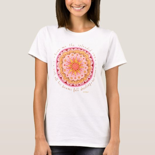Walt Whitman Dazzling Sun T-shirt (Voorkant)