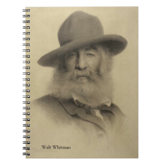 Walt Whitman - De Grijze Poet Notitieboek (Voorkant)