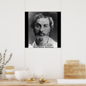 Walt Whitman "De Ziel Beledigen" Wijsheid Posters (Keuken)