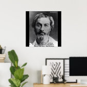 Walt Whitman "De Ziel Beledigen" Wijsheid Posters (Thuiskantoor)